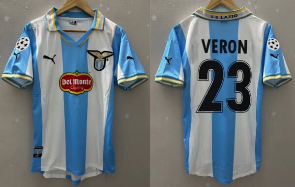 SS Lazio jersey 1999/00 #23 VERON Champions League LS