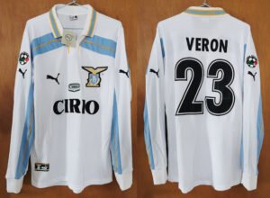 SS Lazio jersey 1999/00 #23 VERON Calcio LS