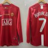 Manchester United jersey 2008 #7 RONALDO Champions League Final LS