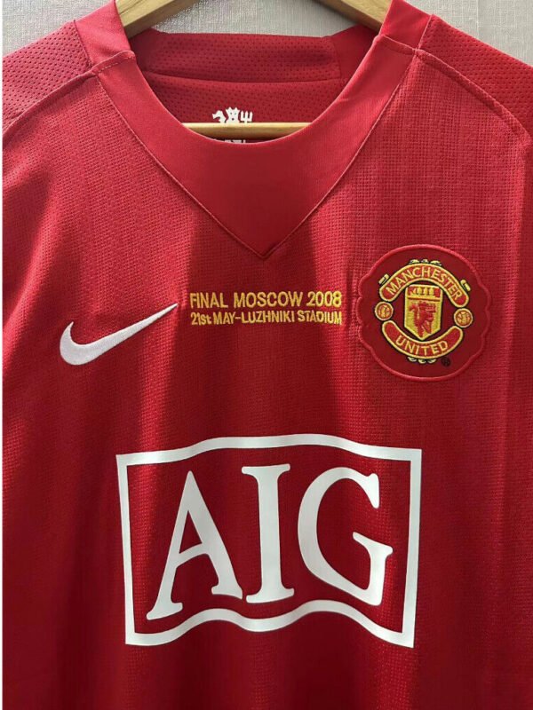 Manchester United jersey 2008 #7 RONALDO Champions League Final LS