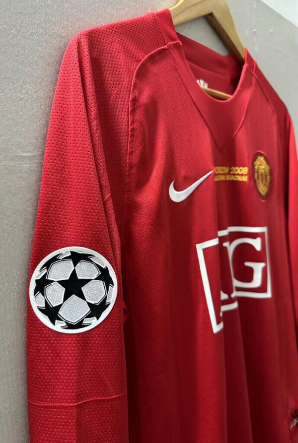 Manchester United jersey 2008 #7 RONALDO Champions League Final LS