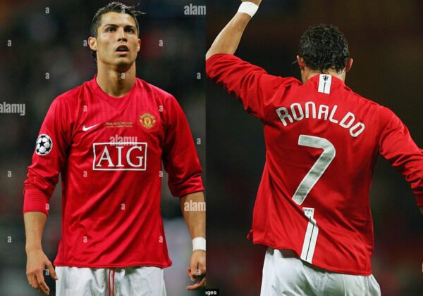 Manchester United jersey 2008 #7 RONALDO Champions League Final LS