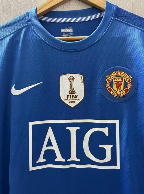 Manchester United jersey 2008/09 #7 RONALDO Champions League LS