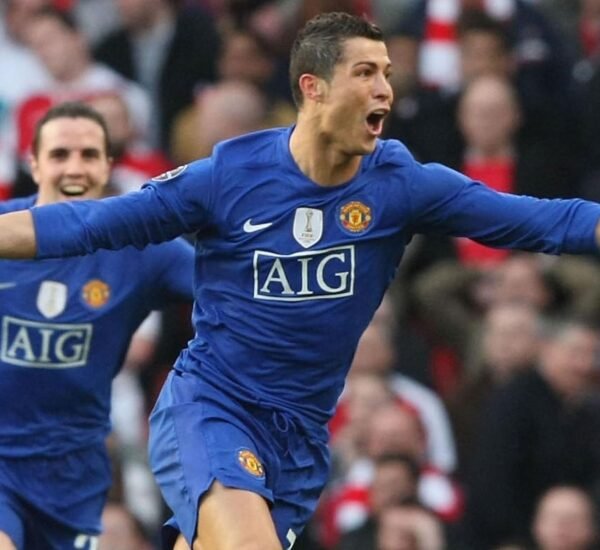 Manchester United jersey 2008/09 #7 RONALDO Champions League LS