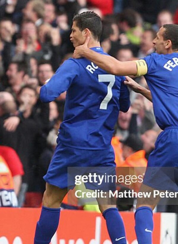 Manchester United jersey 2008/09 #7 RONALDO Champions League LS