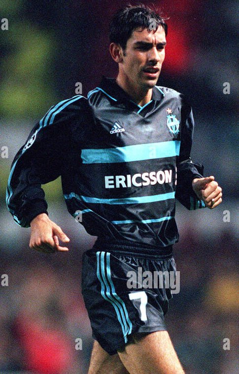 Olympique Marseille jersey 1999/00 #7 PIRES Champions League