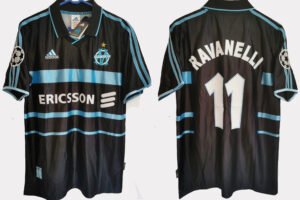 Olympique Marseille jersey 1999/00 #11 RAVANELLI Champions League Olympique Marseille jersey 1999/00 #11 RAVANELLI Champions League