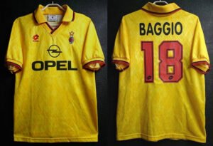 AC Milan jersey 1995/96 #18 BAGGIO Calcio