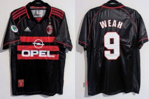 AC Milan jersey 1998/99 #9 WEAH Calcio