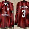 AC Milan jersey 1999/00 #3 MALDINI Calcio LS