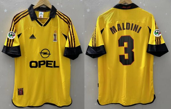 AC Milan jersey 1999/00 #3 MALDINI Calcio