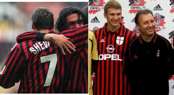 AC Milan jersey 1999/00 #7 SHEVCHENKO Calcio LS