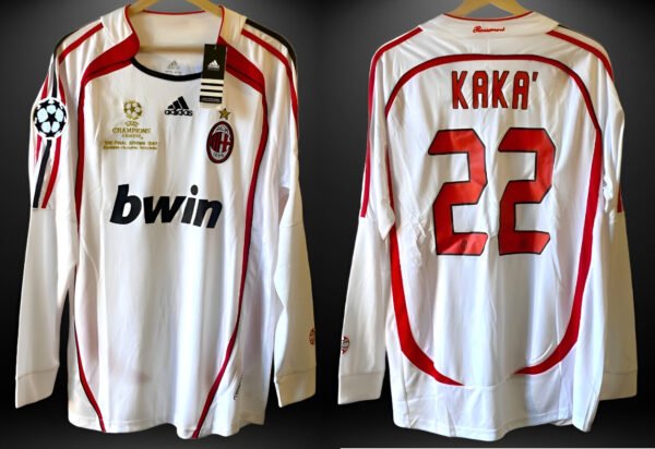 AC Milan jersey 2007 #22 KAKA Champions League Final LS