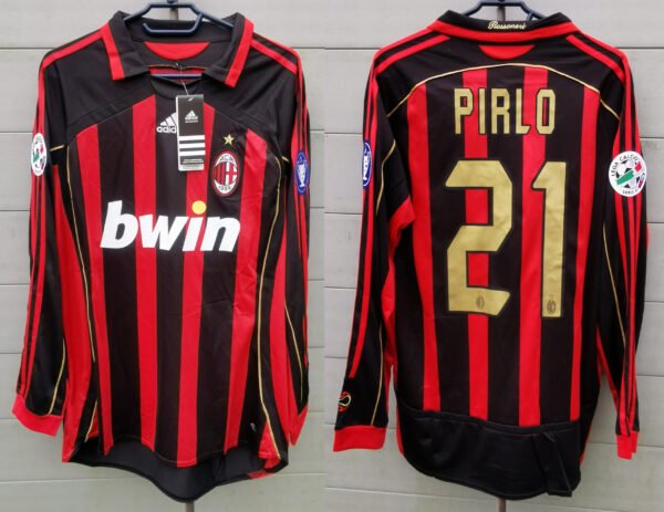 AC Milan jersey 2006/07 #21 PIRLO Calcio LS