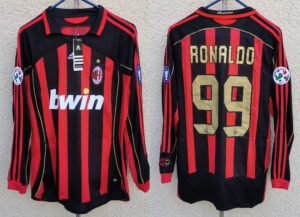 AC Milan jersey 2006/07 #99 RONALDO Calcio LS