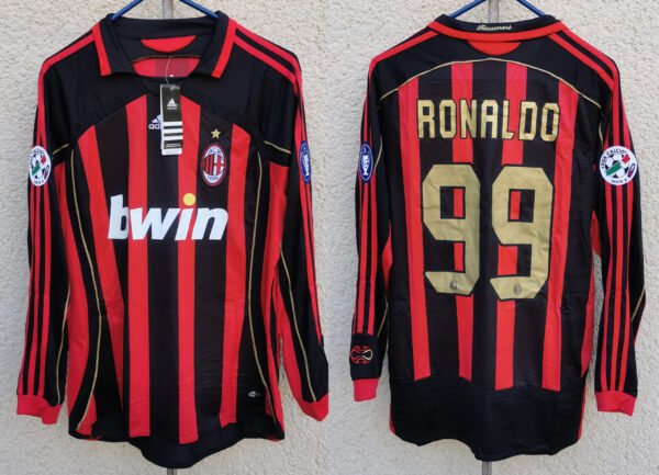 AC Milan jersey 2006/07 #99 RONALDO Calcio LS