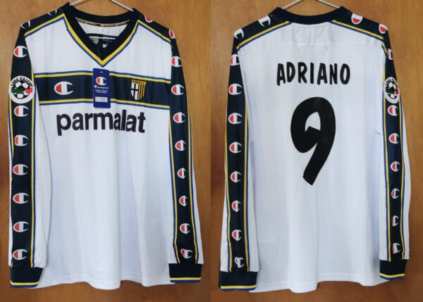 parma jersey 2002 03 adriano calcio ls