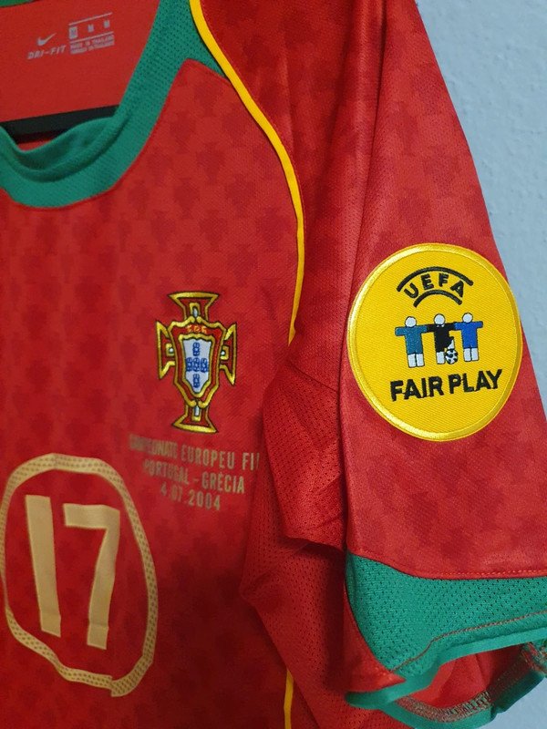 Portugal jersey 2004 #17 C. RONALDO Euro Final