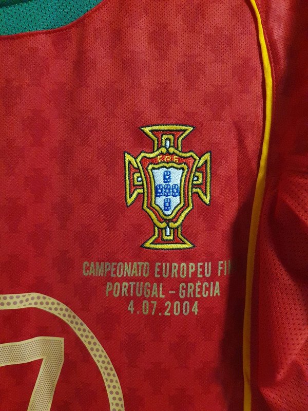 Portugal jersey 2004 #17 C. RONALDO Euro Final