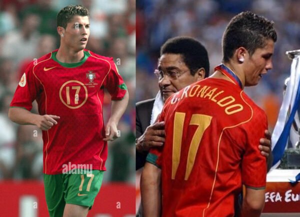 Portugal jersey 2004 #17 C. RONALDO Euro Final