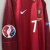 Portugal jersey 2016 #7 RONALDO Euro Final LS