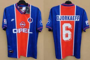 PSG Paris jersey 1995/96 #6 DJORKAEFF Ligue 1
