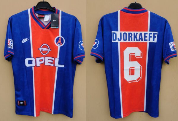 PSG Paris jersey 1995/96 #6 DJORKAEFF Ligue 1