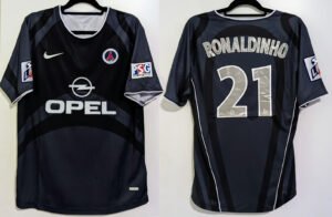 PSG Paris jersey 20001/02 #21 RONALDINHO Ligue 1