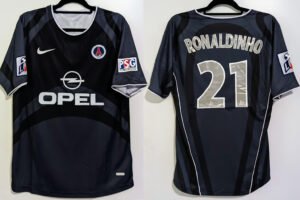 PSG Paris jersey 20001/02 #21 RONALDINHO Ligue 1