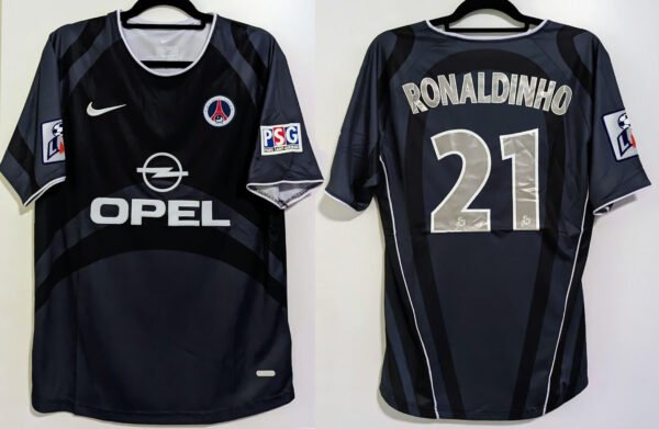PSG Paris jersey 20001/02 #21 RONALDINHO Ligue 1