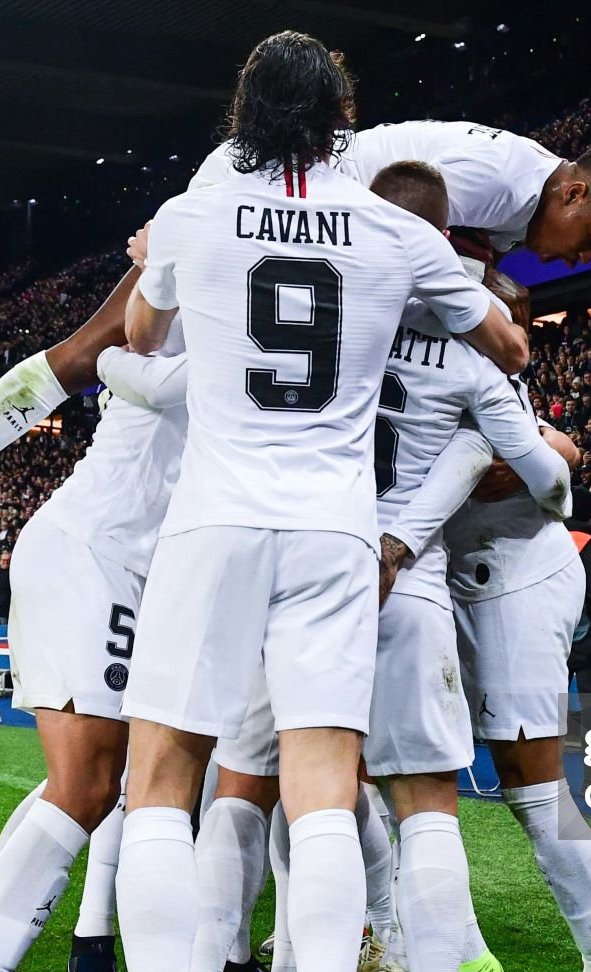 PSG Paris jersey 2018/19 #9 CAVANI Champions League LS