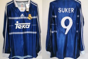 Real Madrid jersey 1998/99 #9 SUKER La Liga LS