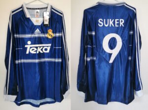 Real Madrid jersey 1998/99 #9 SUKER La Liga LS