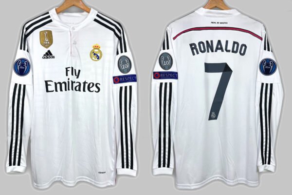 Real Madrid jersey 2014/15 #7 RONALDO Champions League LS