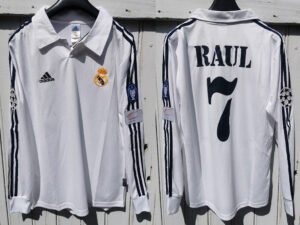 Real Madrid jersey 2002/03 #7 RAUL Champions League LS