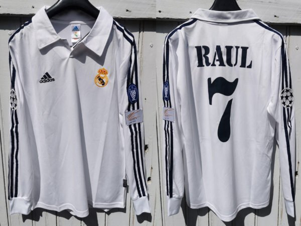 Real Madrid jersey 2002/03 #7 RAUL Champions League LS