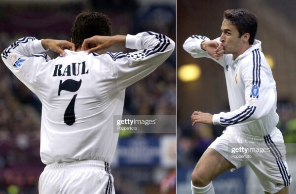 Real Madrid jersey 2002/03 #7 RAUL Champions League LS