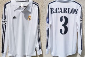 Real Madrid jersey 2002/03 #3 R. CARLOS Champions League LS