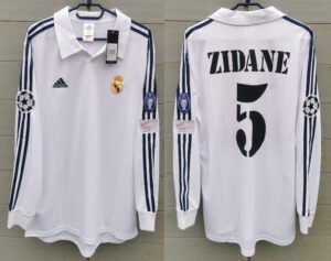 Real Madrid jersey 2002/03 #5 ZIDANE Champions League LS