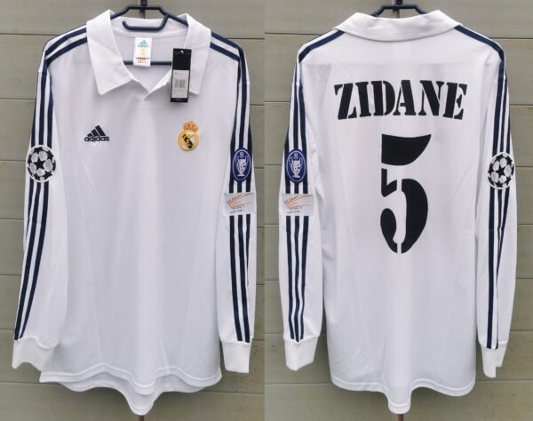 Real Madrid jersey 2002/03 #5 ZIDANE Champions League LS