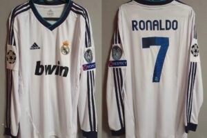 Real Madrid jersey 2012/13 #7 RONALDO Champions League LS