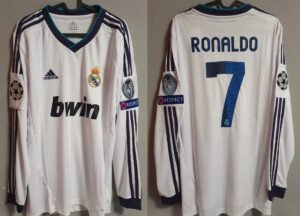 Real Madrid jersey 2012/13 #7 RONALDO Champions League LS