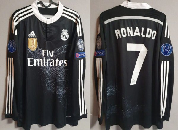 Real Madrid jersey 2014/15 #7 RONALDO Champions League LS