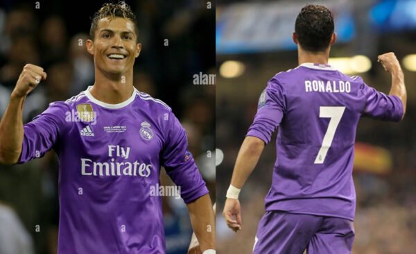 Real Madrid jersey 2017 #7 RONALDO Champions League Final LS