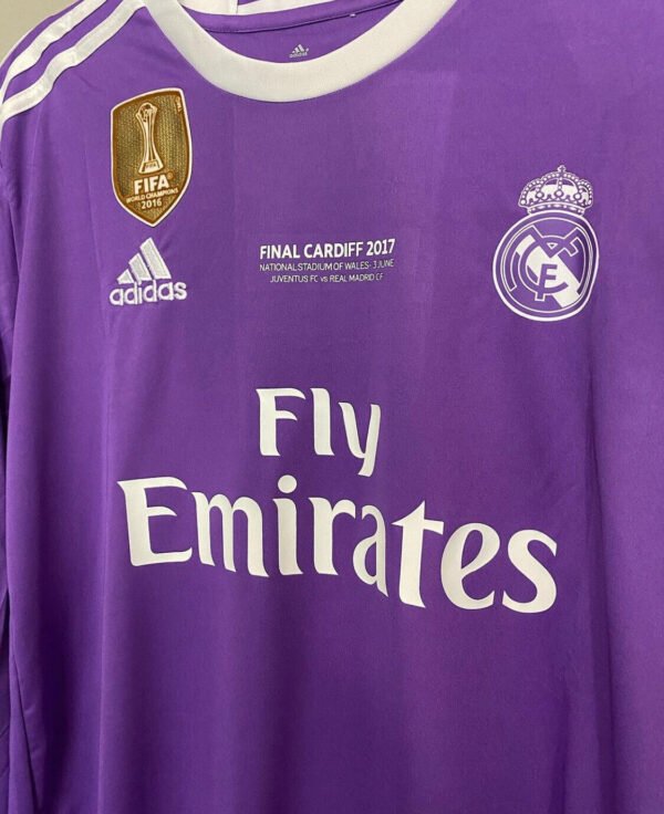 Real Madrid jersey 2017 #7 RONALDO Champions League Final LS
