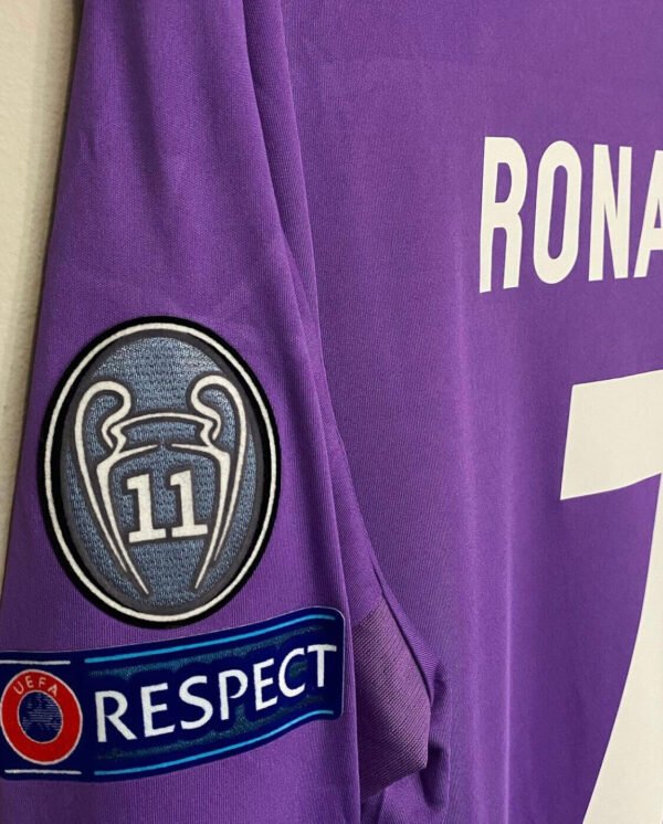 Real Madrid jersey 2017 #7 RONALDO Champions League Final LS