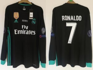 Real Madrid jersey 2017 #7 RONALDO UEFA Super Cup Final LS