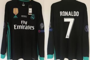 Real Madrid jersey 2017 #7 RONALDO UEFA Super Cup Final LS