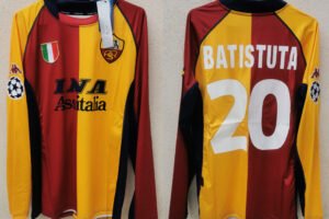 AS Roma jersey 2001/02 #20 BATISTUTA Champions League LS AS Roma jersey 2001/02 #20 BATISTUTA Champions League LS