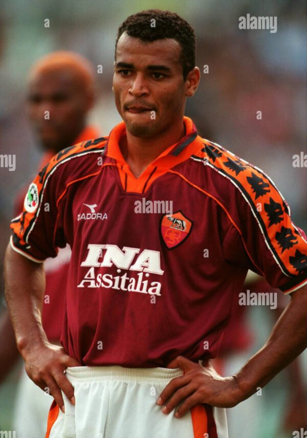 AS Roma jersey 1998/99 #2 CAFU Calcio LS
